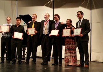 Dr. G adjudicates the International Horn Competition