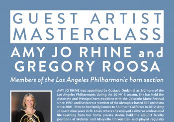 Los Angeles Philharmonic Masterclass at UCSB!